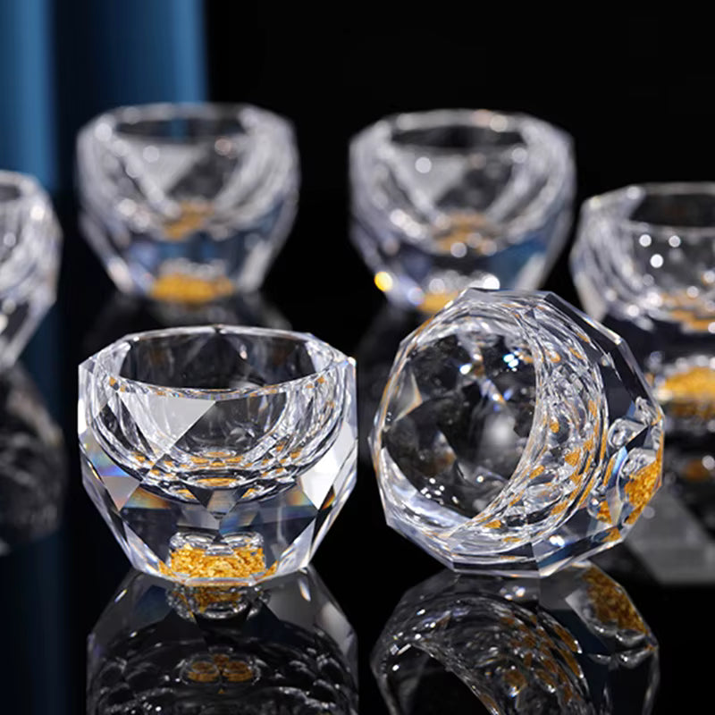 Hoseki – Diamond Cut Shot Glass, Japanese Style Sake Soju Cup