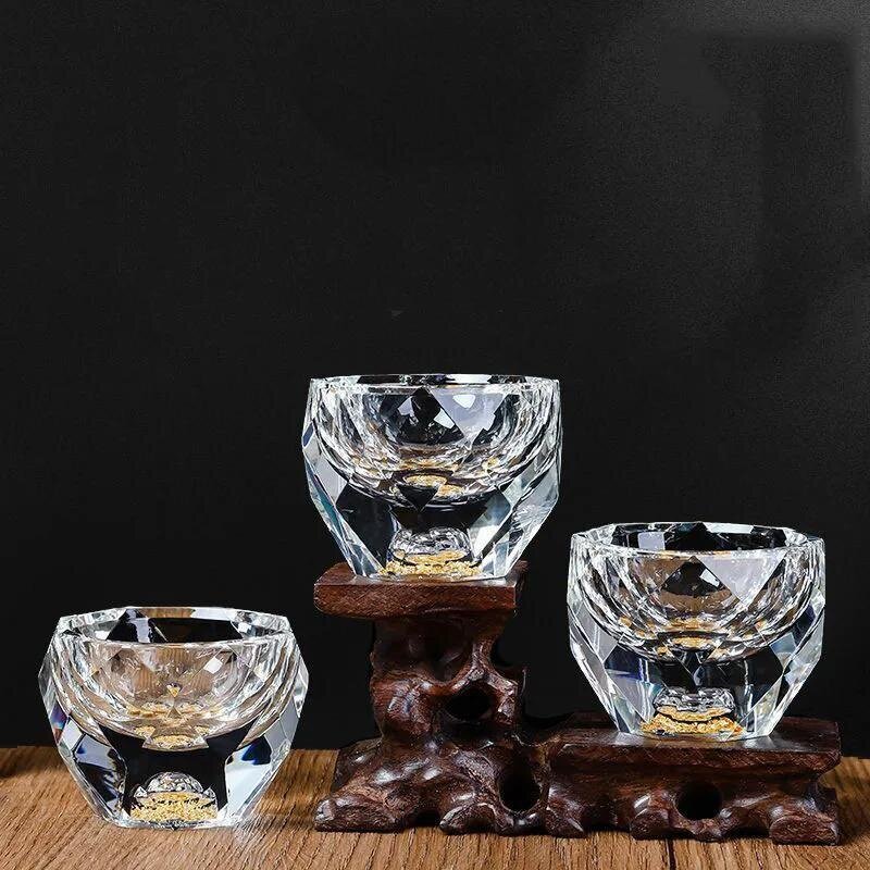Hoseki – Diamond Cut Shot Glass, Japanese Style Sake Soju Cup