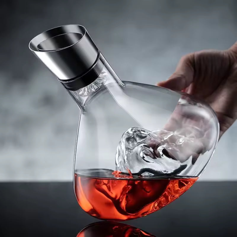 Yukine – Japanese Mountain Wine Decanter, Lead-Free Crystal Glass