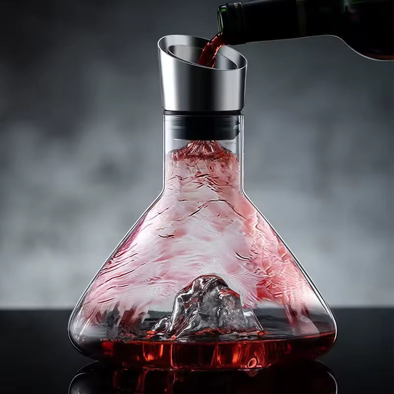Yukine – Japanese Mountain Wine Decanter, Lead-Free Crystal Glass