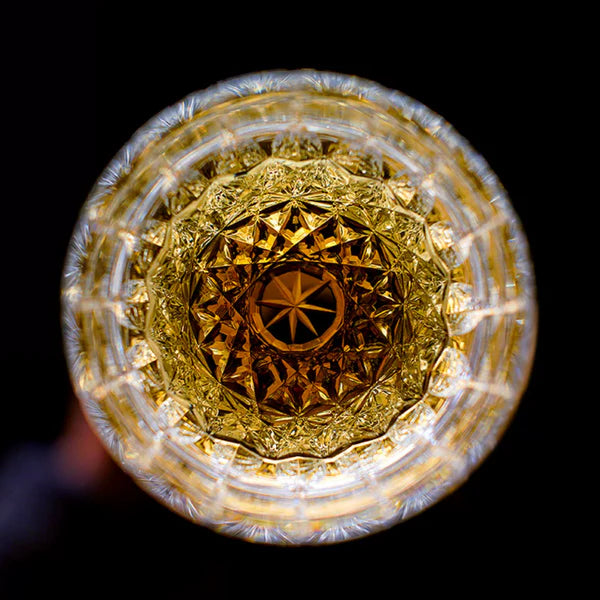 Hoshimaru – Japanese Edo Kiriko Whiskey Glass, Traditional Hand-Cut Starburst Crystal
