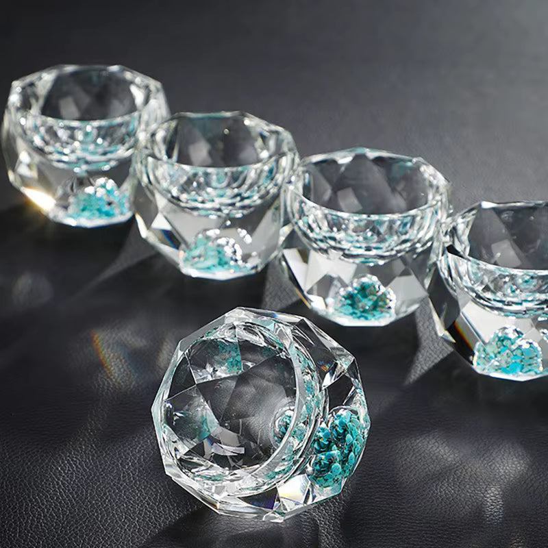 Hoseki – Diamond Cut Shot Glass, Japanese Style Sake Soju Cup