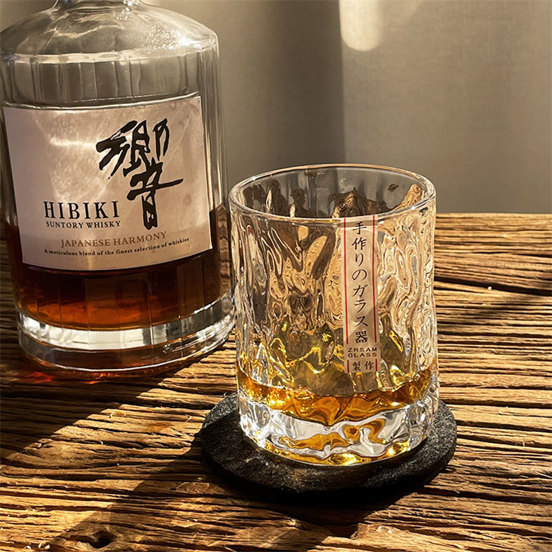 Fubuki – Traditional Japanese Style Edo Kiriko, Glacier Cut Crystal Whiskey Glass
