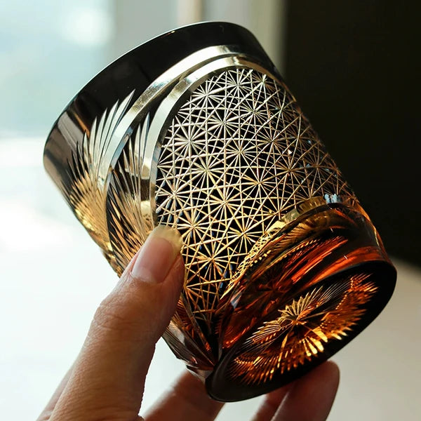 Shinra – Japanese Whiskey Glass, Hand-Cut Edo Kiriko Crystal