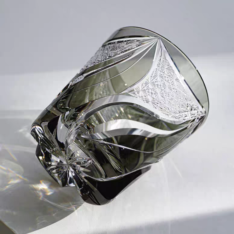 Mizuki – Edo Kiriko Whiskey Glass, Traditional Japanese Crystal Design