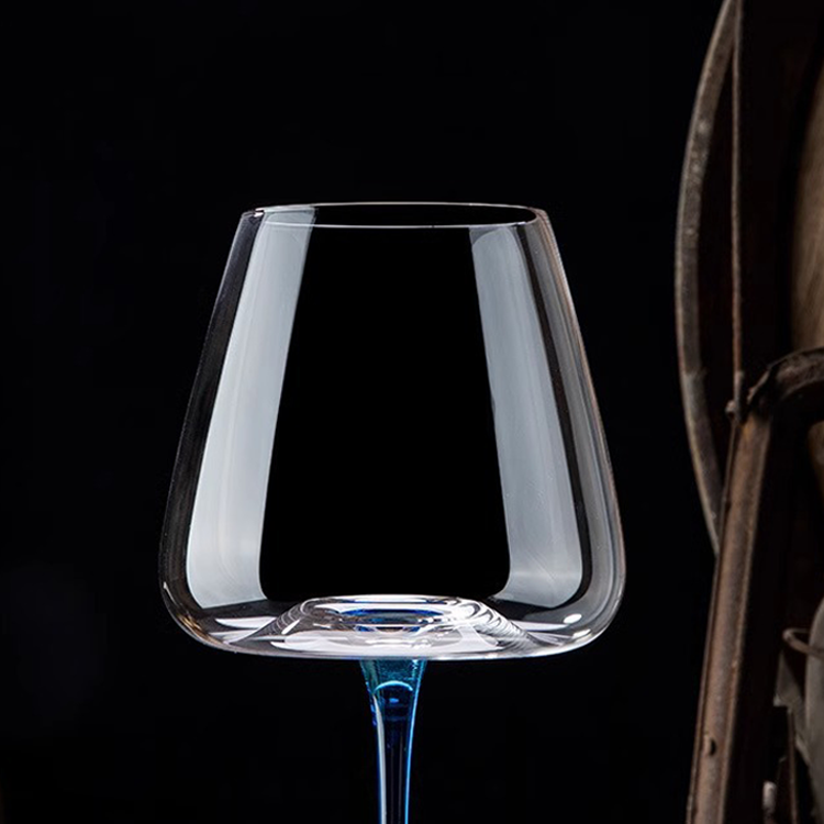 Aoki – Japanese Style Wine Glass, Blue Crystal Stemware