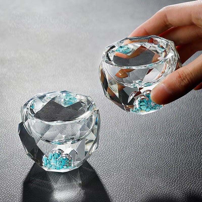 Hoseki – Diamond Cut Shot Glass, Japanese Style Sake Soju Cup