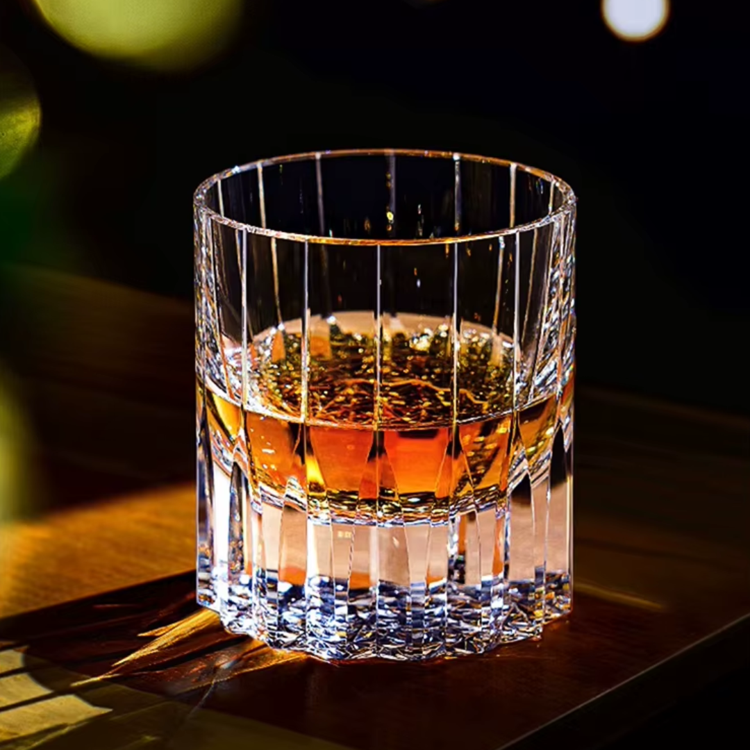 Hoshimaru – Japanese Edo Kiriko Whiskey Glass, Traditional Hand-Cut Starburst Crystal