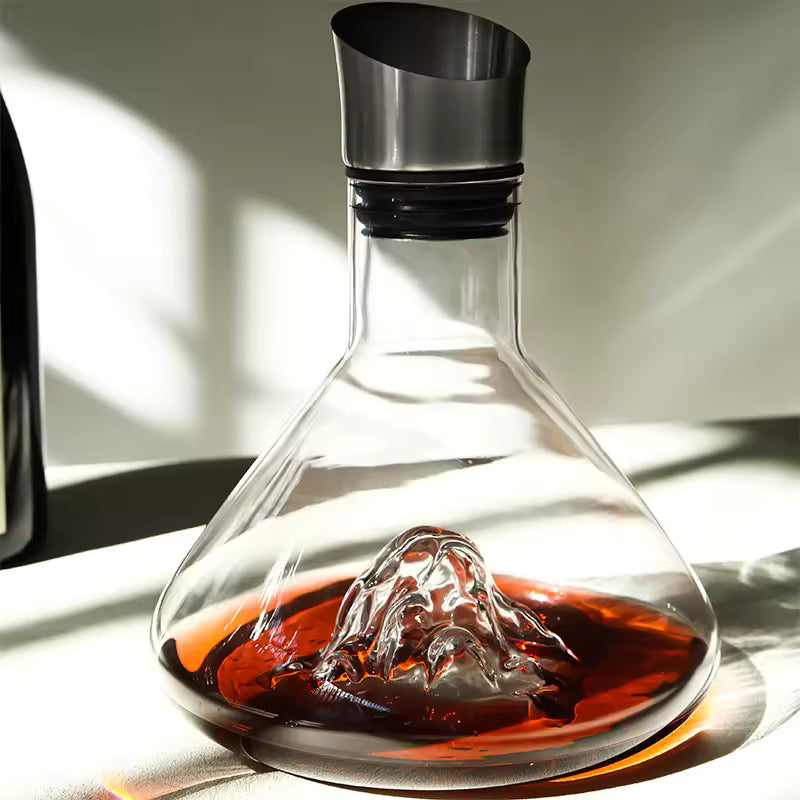 Yukine – Japanese Mountain Wine Decanter, Lead-Free Crystal Glass