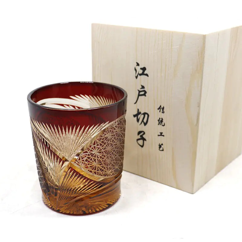 Shinra – Japanese Whiskey Glass, Hand-Cut Edo Kiriko Crystal