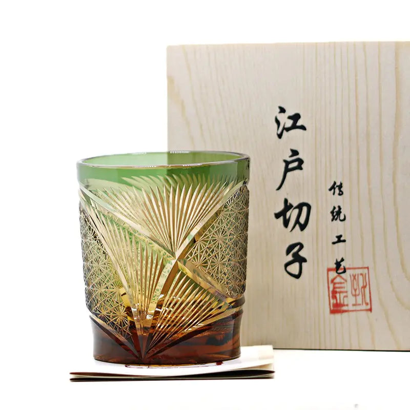 Shinra – Japanese Whiskey Glass, Hand-Cut Edo Kiriko Crystal