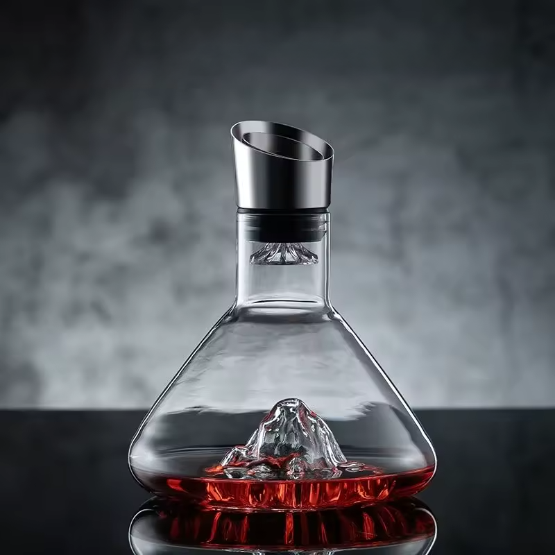 Yukine – Japanese Mountain Wine Decanter, Lead-Free Crystal Glass