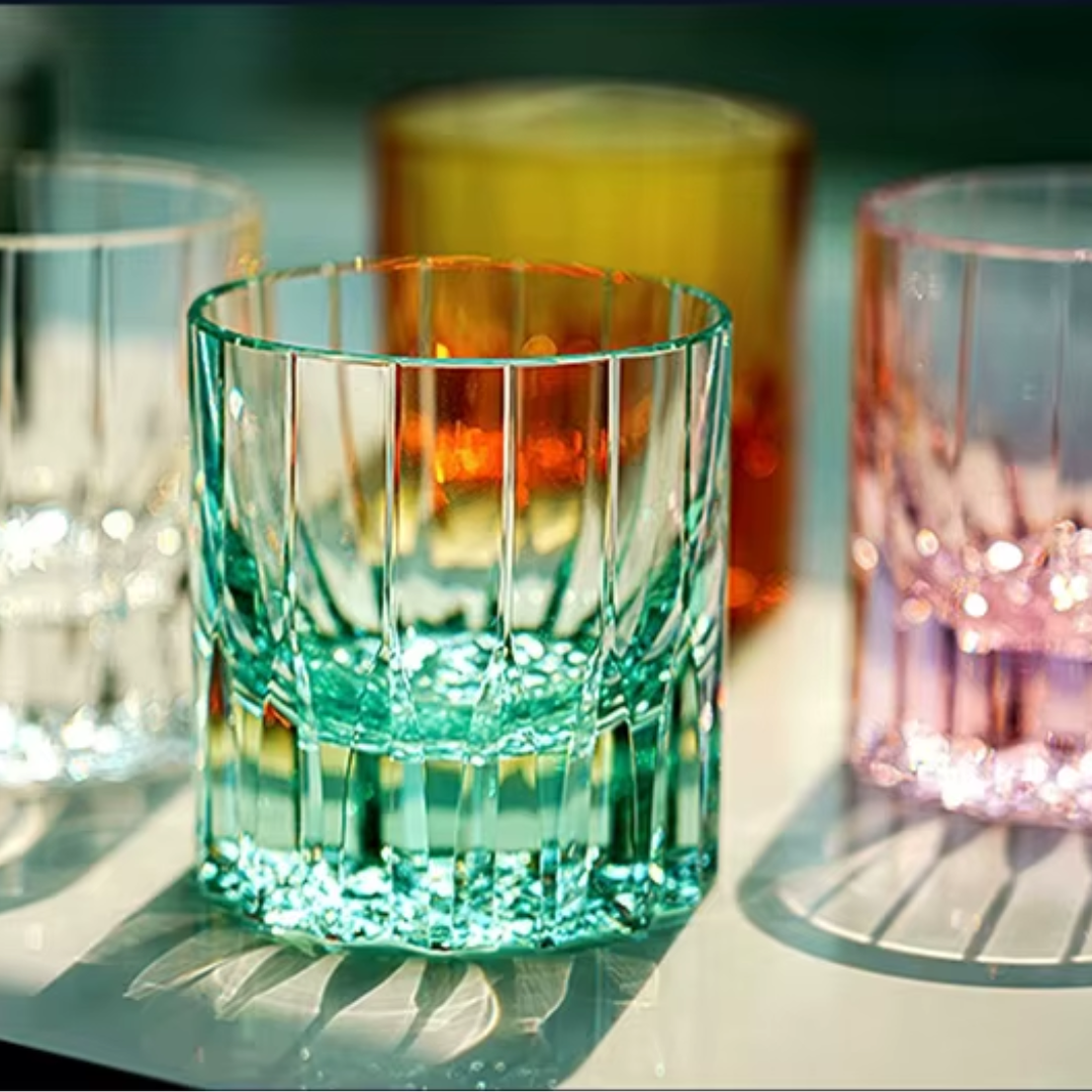 Hoshimaru – Japanese Edo Kiriko Whiskey Glass, Traditional Hand-Cut Starburst Crystal
