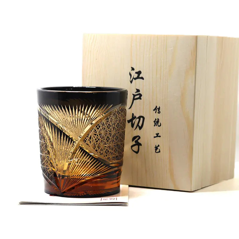 Shinra – Japanese Whiskey Glass, Hand-Cut Edo Kiriko Crystal