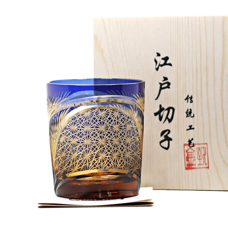 Shinra – Japanese Whiskey Glass, Hand-Cut Edo Kiriko Crystal