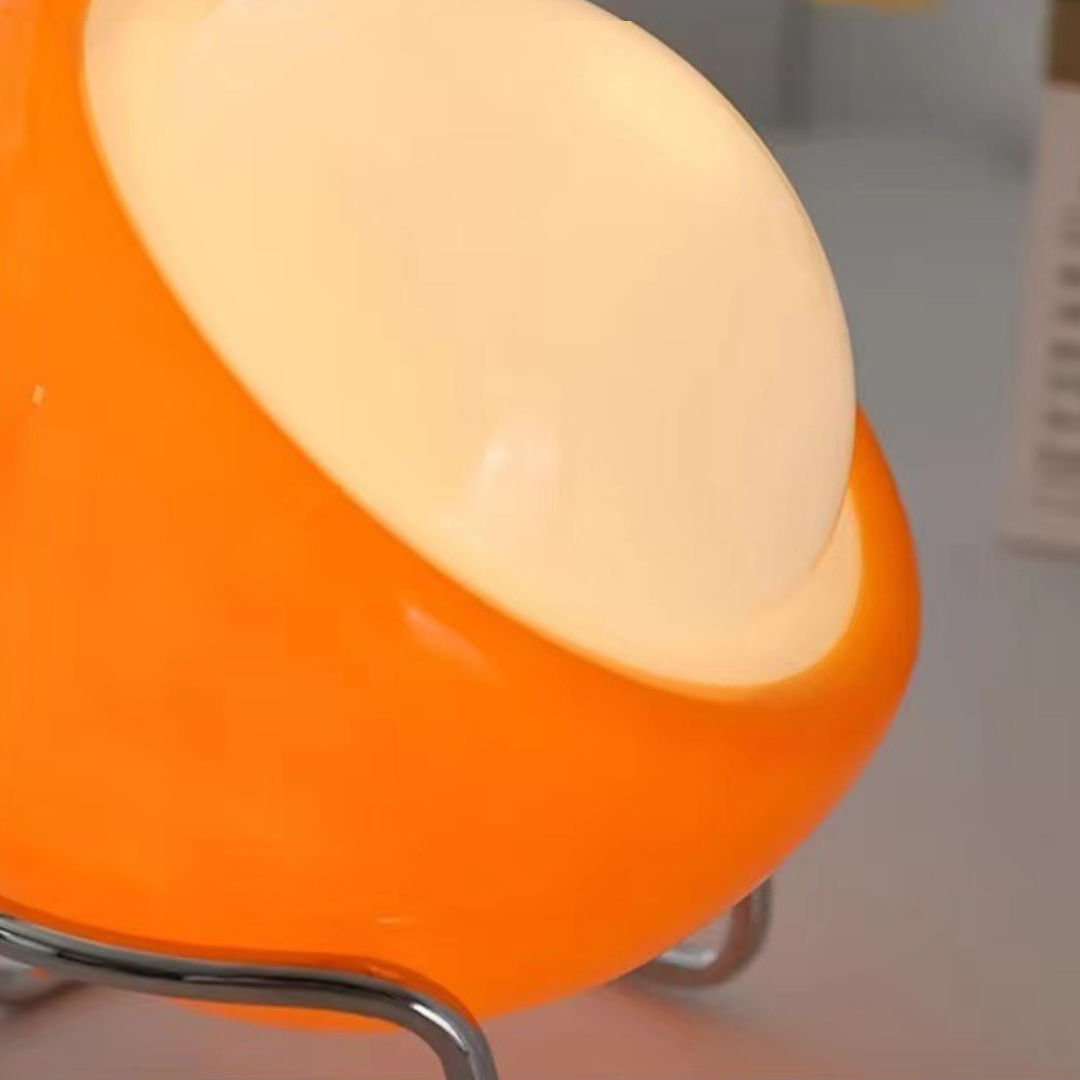 Taiyo – Japandi Style Glass Table Lamp, Bauhaus Orb Design