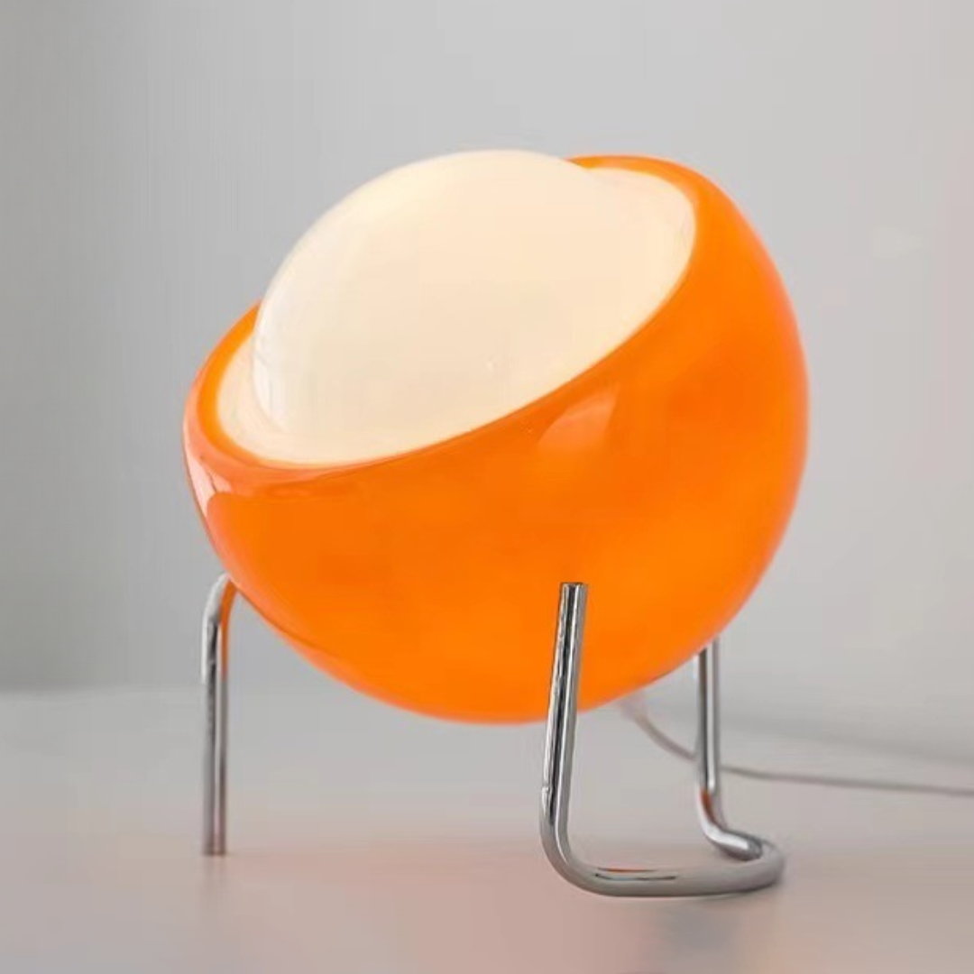 Taiyo – Japandi Style Glass Table Lamp, Bauhaus Orb Design