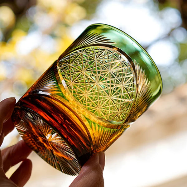 Shinra – Japanese Whiskey Glass, Hand-Cut Edo Kiriko Crystal