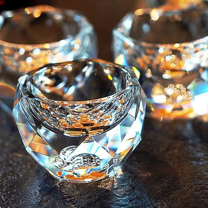 Hoseki – Diamond Cut Shot Glass, Japanese Style Sake Soju Cup