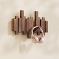 Narabi – Japanese Wooden Wall Hooks, Japandi Style Piano Key Design Coat Rack