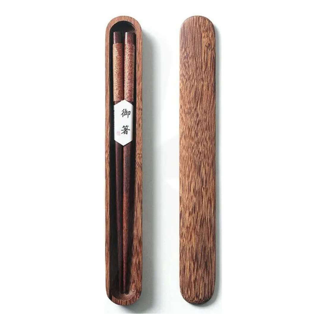 Takumi – Traditional Japanese Chopsticks with Minimalist Wooden Storage Box