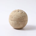 Maru – Japanese Style Travertine Incense Burner, Handcarved Aromatherapy Orb