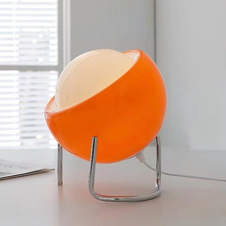 Taiyo – Japandi Style Glass Table Lamp, Bauhaus Orb Design