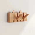 Kagi –  Japanese Wooden Wall Hooks, Japandi Style Minimalist Coat Rack Design