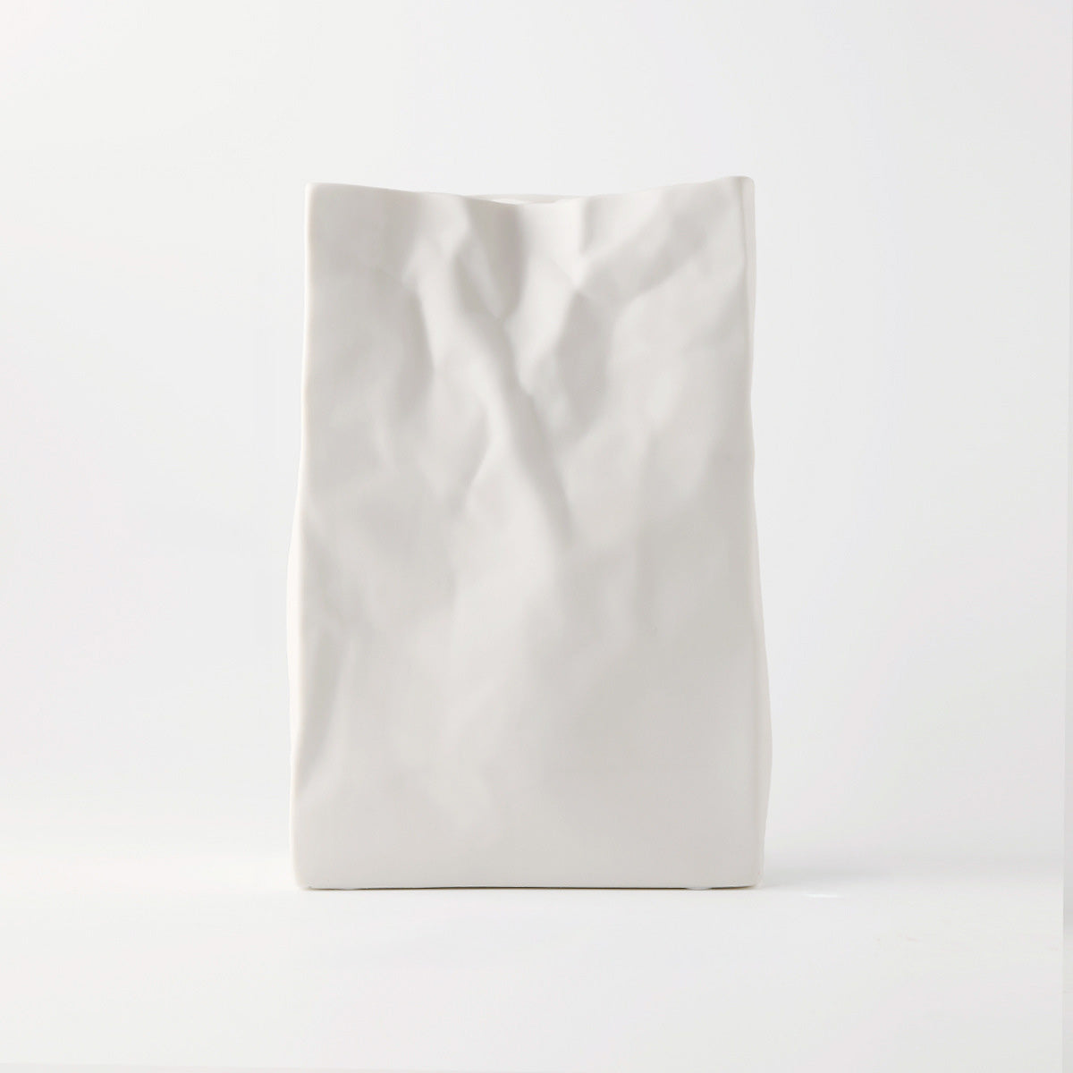 Washi – Ceramic Flower Vase, Handcrafted Japandi Paper Bag Design