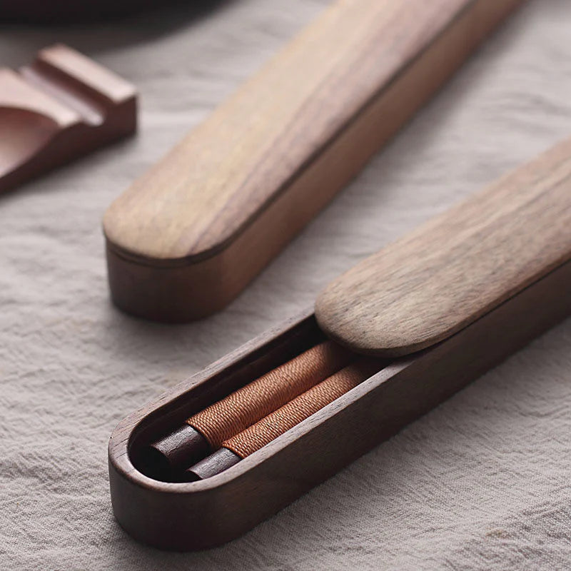 Takumi – Traditional Japanese Chopsticks with Minimalist Wooden Storage Box