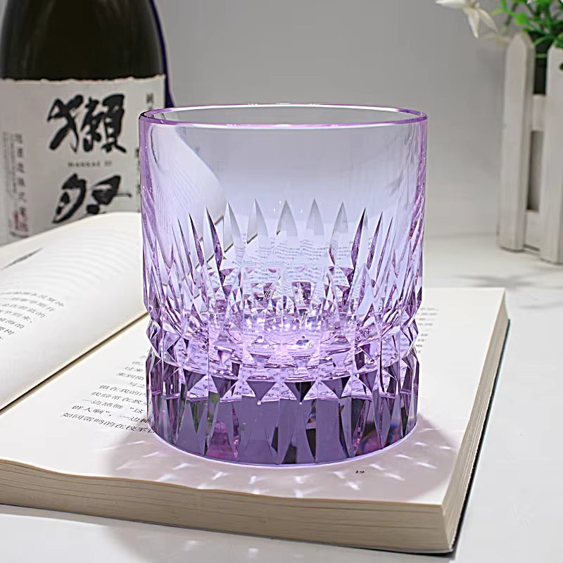 Komugi – Traditional Japanese Edo Kiriko Whiskey Glass, K9 Hand-Cut Crystal