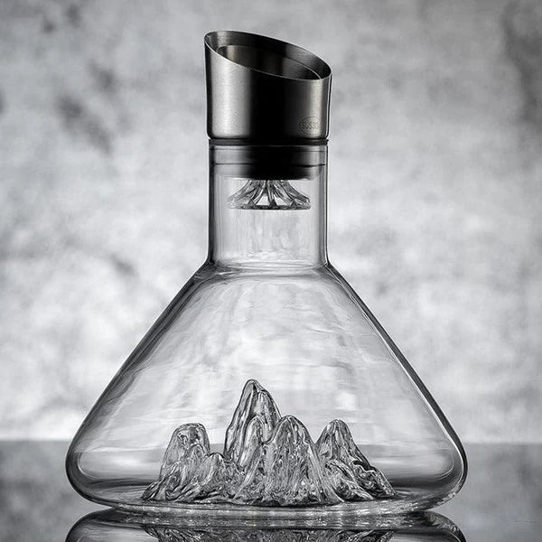 Yukine – Japanese Mountain Wine Decanter, Lead-Free Crystal Glass