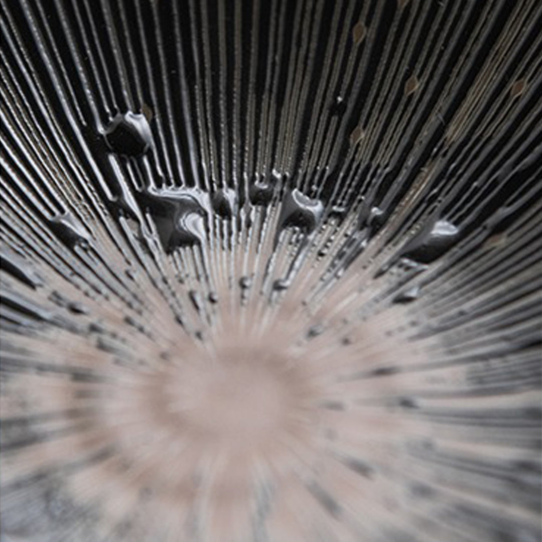 Senbon – Japanese Porcelain Plate, Traditional Mino Ware Craft Design