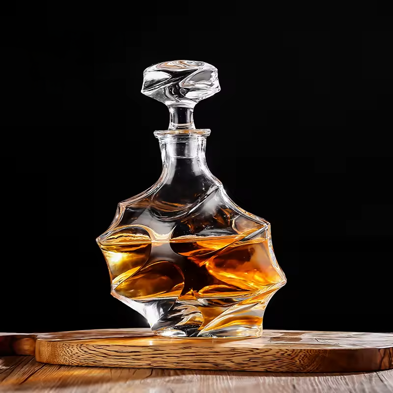 Yuragi – Japanese Style Whiskey Decanter, Modern Crystal Glassware Design