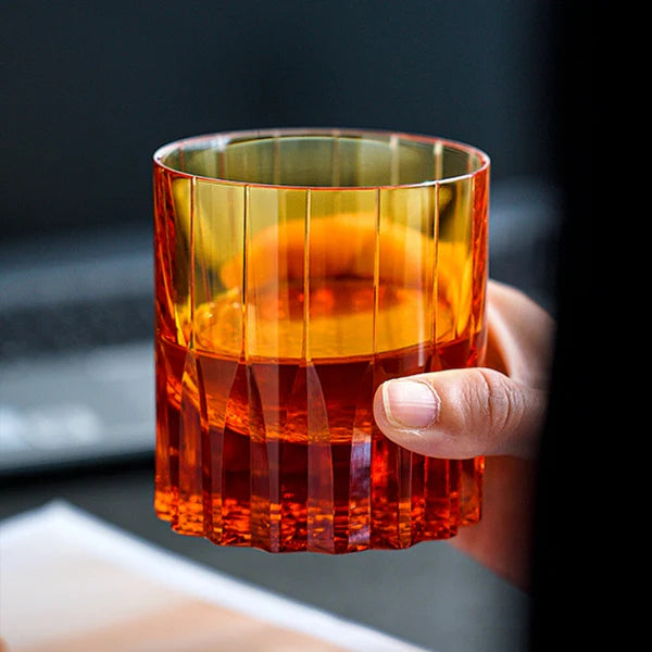 Hoshimaru – Japanese Edo Kiriko Whiskey Glass, Traditional Hand-Cut Starburst Crystal