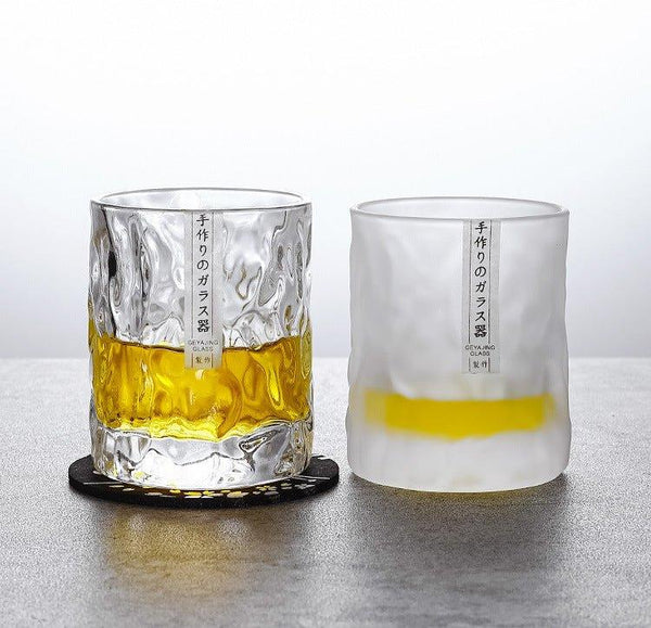 Fubuki – Traditional Japanese Style Edo Kiriko, Glacier Cut Crystal Whiskey Glass