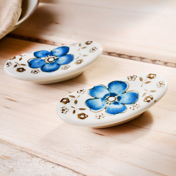 Haruka – Japanese Cherry Blossom Sushi Set, 12-Piece Hand-Painted Ceramic