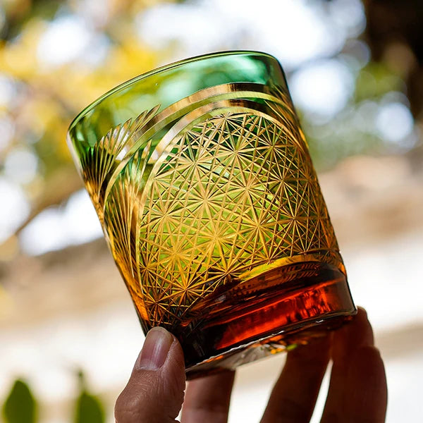 Shinra – Japanese Whiskey Glass, Hand-Cut Edo Kiriko Crystal