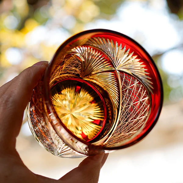 Shinra – Japanese Whiskey Glass, Hand-Cut Edo Kiriko Crystal