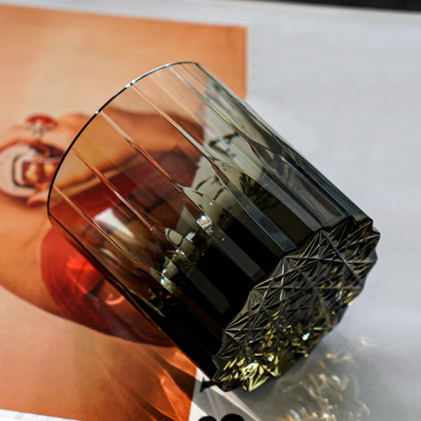 Hoshimaru – Japanese Edo Kiriko Whiskey Glass, Traditional Hand-Cut Starburst Crystal