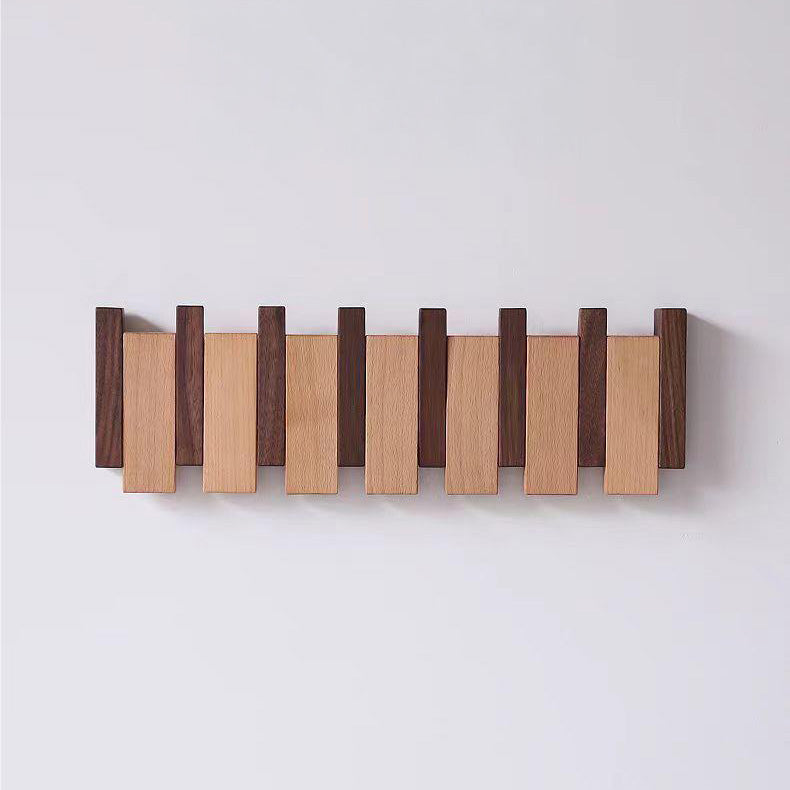 Kagi –  Japanese Wooden Wall Hooks, Japandi Style Minimalist Coat Rack Design