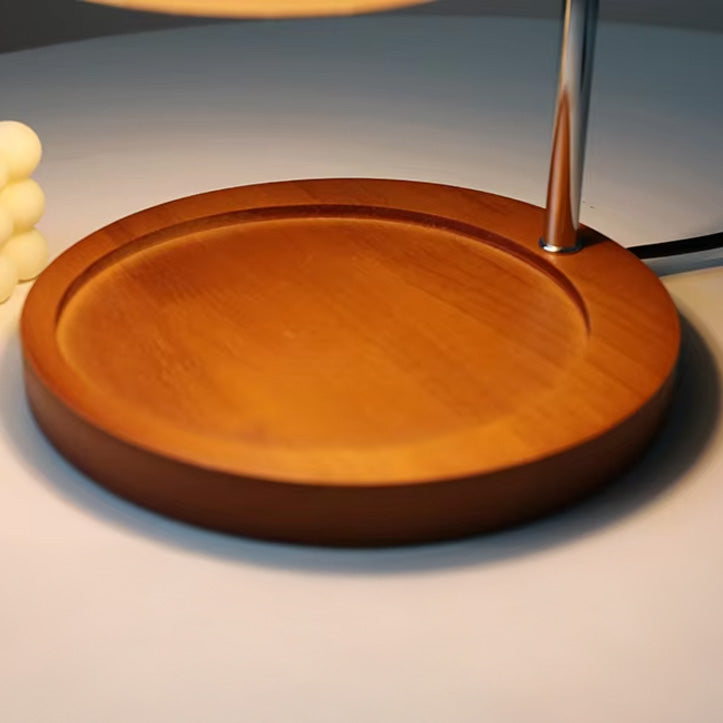 Yuhi – Japandi Style Candle Warmer, Vintage Glass Table Lamp with Dimmer