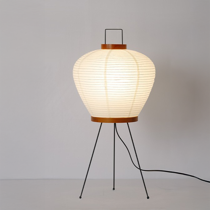 Tomoe – Japandi Style Floor Lamp, Wabi-Sabi Paper Lamp