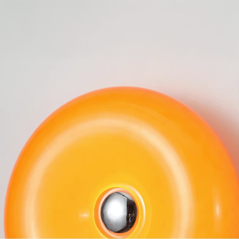 Maru – Japandi Style Table Lamp, Modern Round Glass Design, Donut Lamp