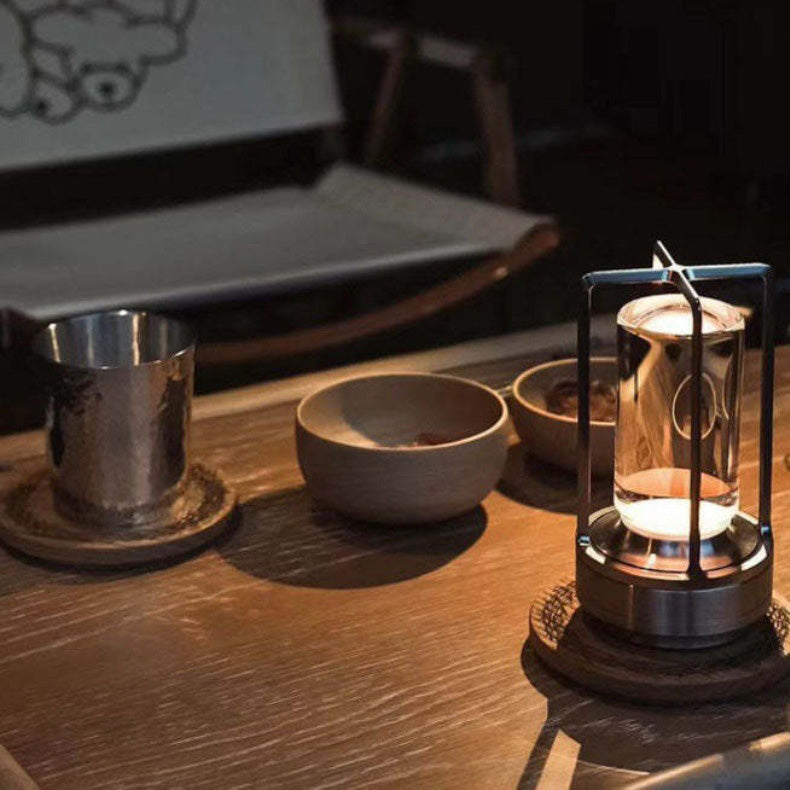 Hotaru – Japanese Table Lamp, Japandi Style Cordless LED Lantern Design