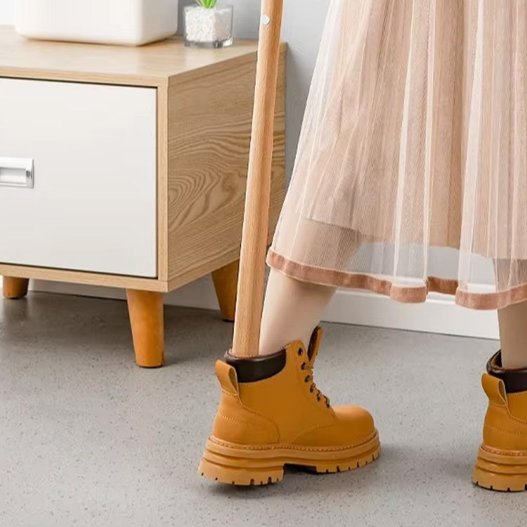 Nagomi – Japandi Style Wooden Shoe Horn, Long-Handle with Magnetic Wall Mount