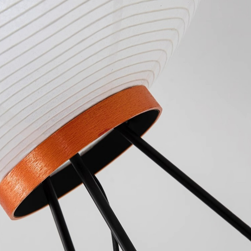 Tomoe – Japandi Style Floor Lamp, Wabi-Sabi Paper Lamp