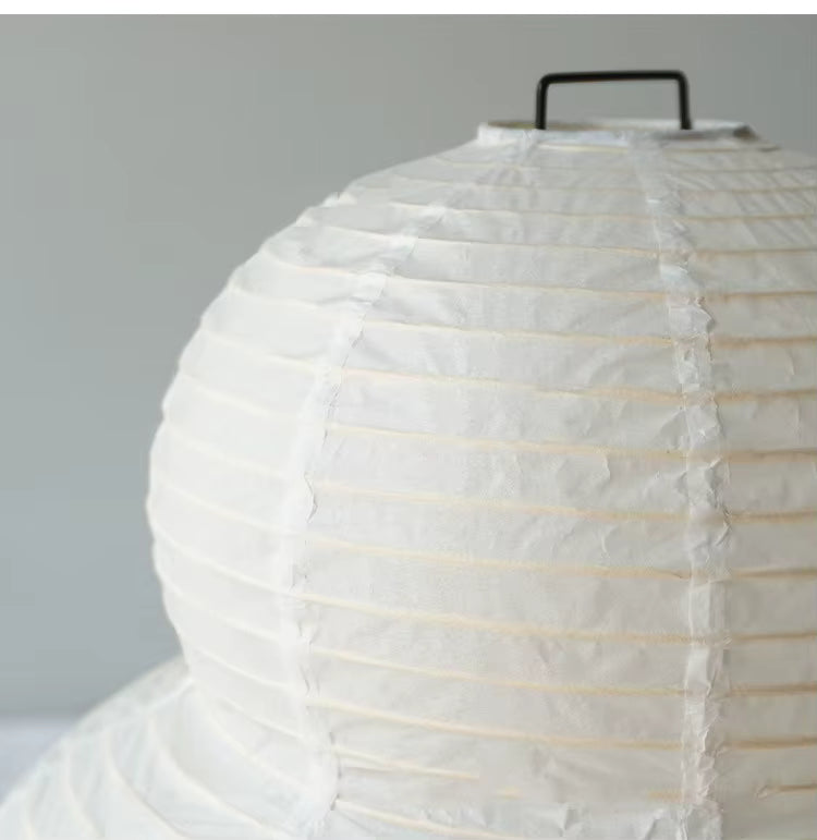 Mangetsu – Japandi Style Floor Lamp, Wabi-Sabi Paper Lamp