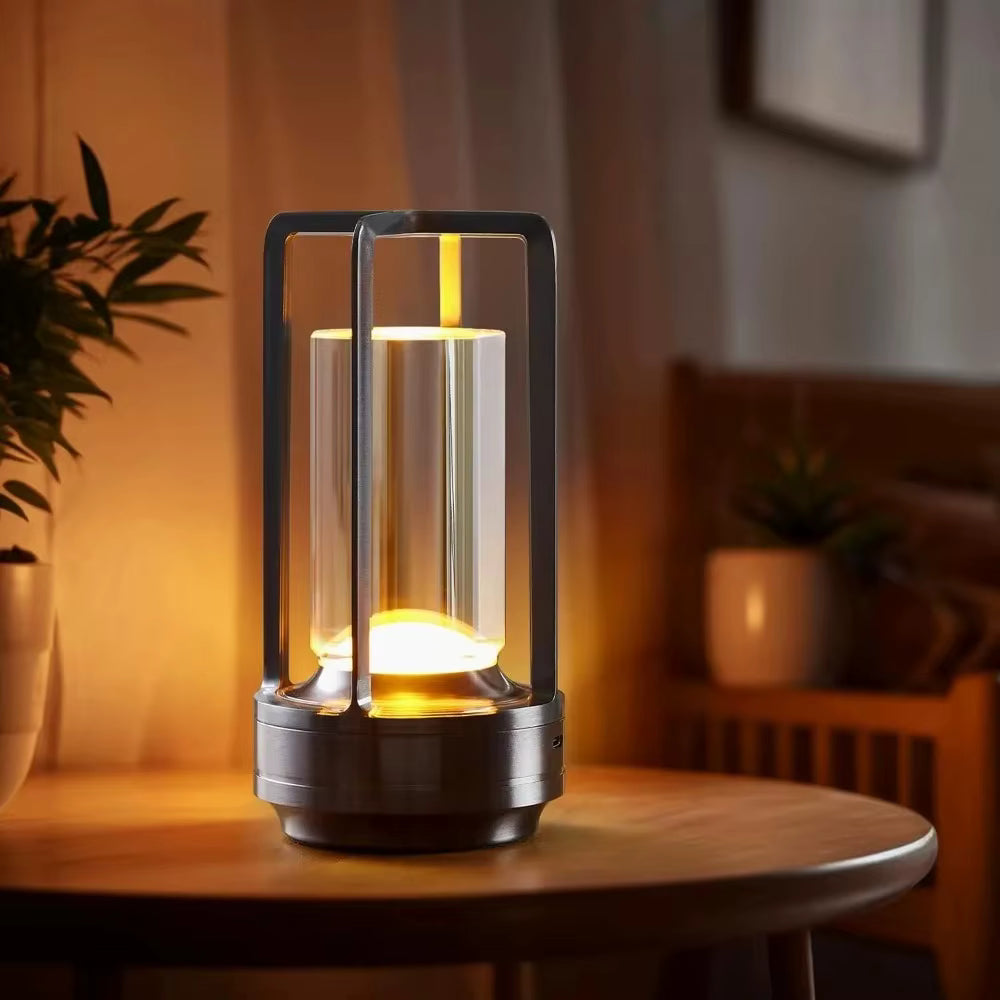 Hotaru – Japanese Table Lamp, Japandi Style Cordless LED Lantern Design