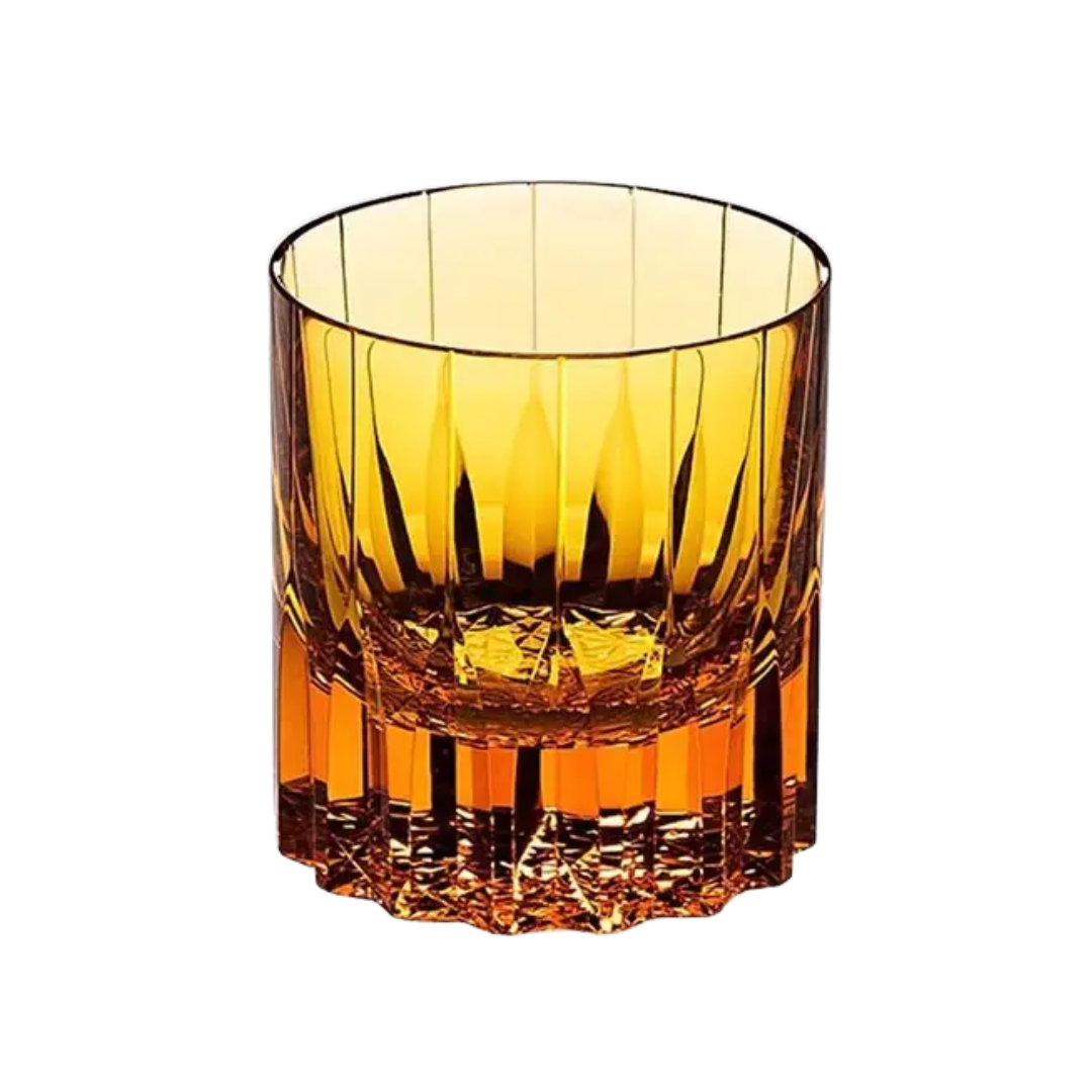 Hoshimaru – Japanese Edo Kiriko Whiskey Glass, Traditional Hand-Cut Starburst Crystal